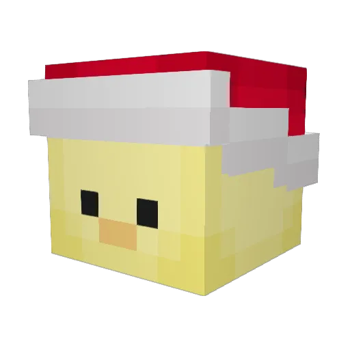 Skrellex Minecraft avatar head, 3D render