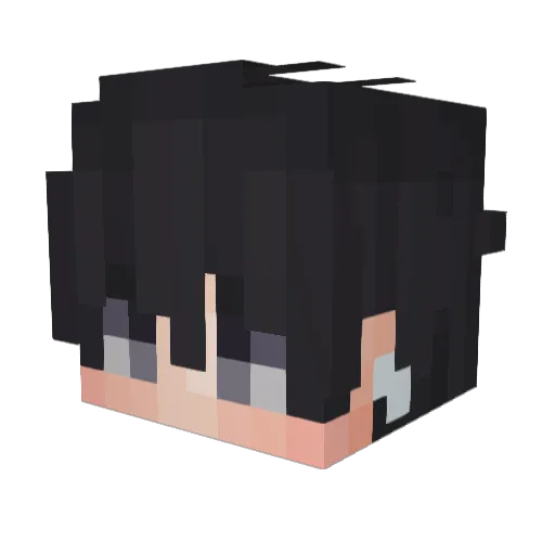 Skreoz Minecraft avatar head, 3D render