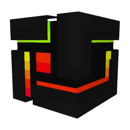 Skribl_ Minecraft avatar head, 3D render