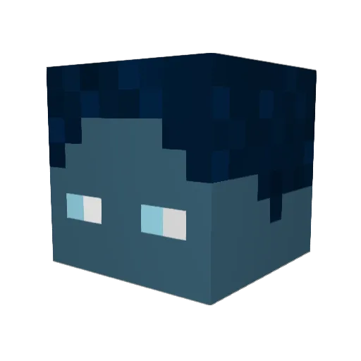 Skrillex52 Minecraft avatar head, 3D render