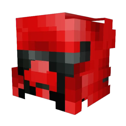 Skrim10 Minecraft avatar head, 3D render