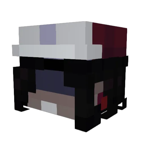 Skrimble828 Minecraft avatar head, 3D render