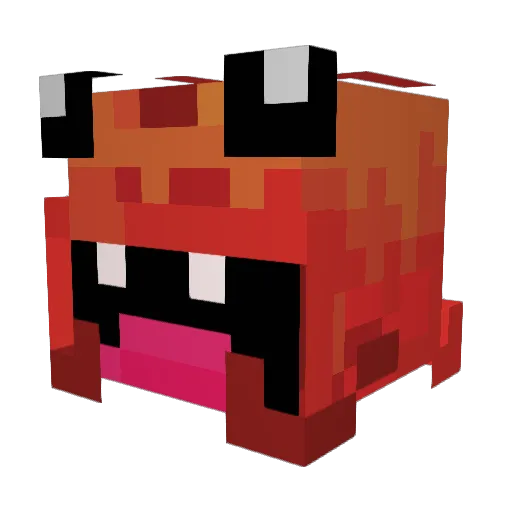 Skrimpthatsbig Minecraft avatar head, 3D render
