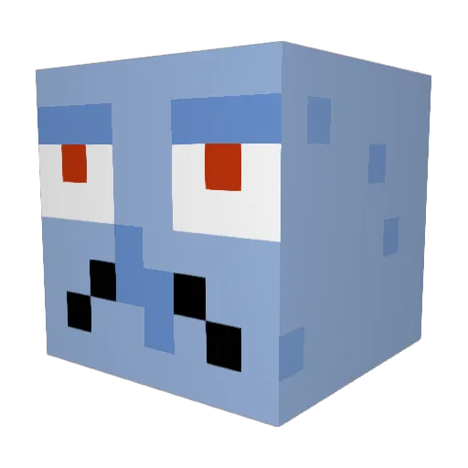 Skrutten14 Minecraft avatar head, 3D render