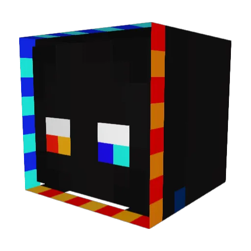 SkubyS24 Minecraft avatar head, 3D render