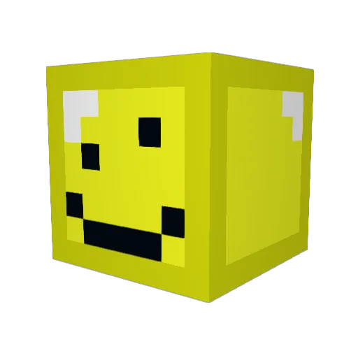 Skufflo Minecraft avatar head, 3D render