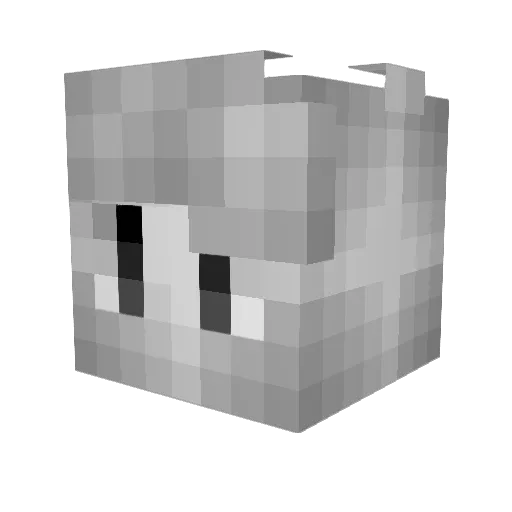 Skuldi_YT Minecraft avatar head, 3D render