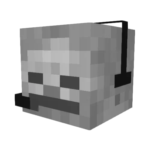SkullCrusherAJ Minecraft avatar head, 3D render