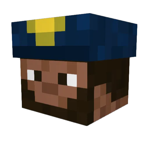 SkullElliot20 Minecraft avatar head, 3D render