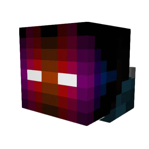SkullHuntah Minecraft avatar head, 3D render