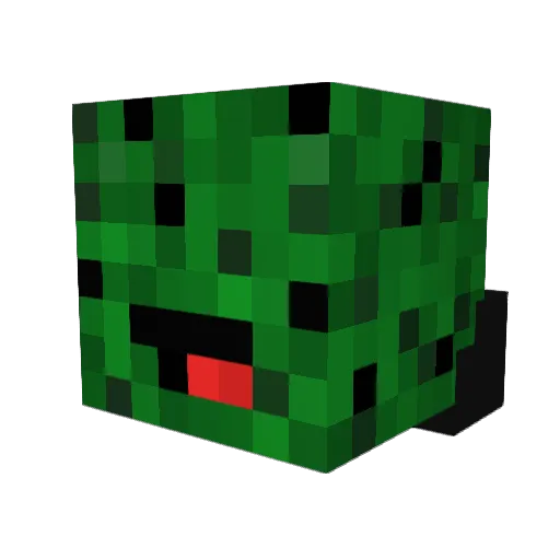 Skull_ALT Minecraft avatar head, 3D render
