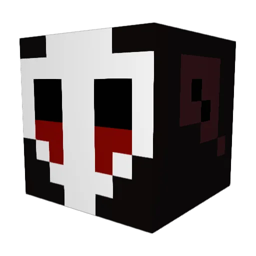 Skull_Ghostx Minecraft avatar head, 3D render