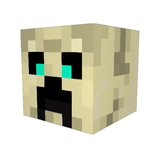 Skull_Ghoul Minecraft avatar head, 3D render