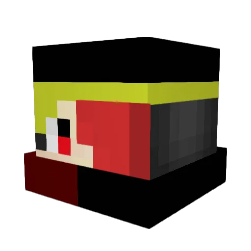 Skull_Memories Minecraft avatar head, 3D render