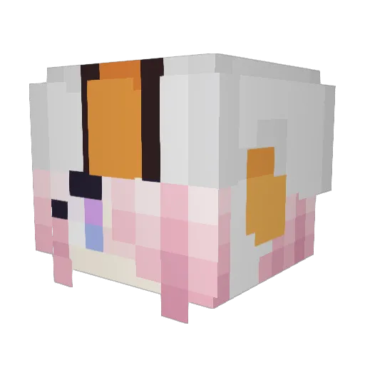 Skulletun Minecraft avatar head, 3D render