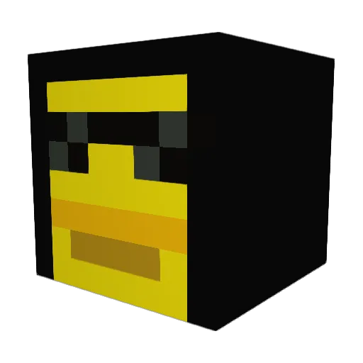 Skulll18 Minecraft avatar head, 3D render