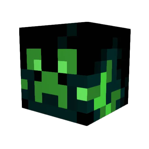 Skulls241 Minecraft avatar head, 3D render