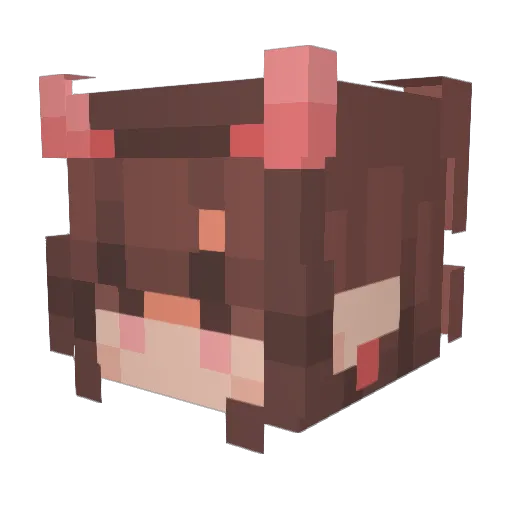 SkulltopuZ Minecraft avatar head, 3D render