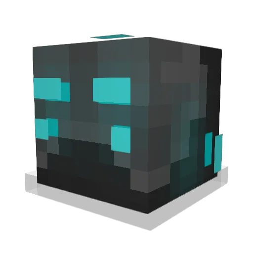 Skully_Miner Minecraft avatar head, 3D render