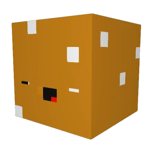 Skuper132 Minecraft avatar head, 3D render