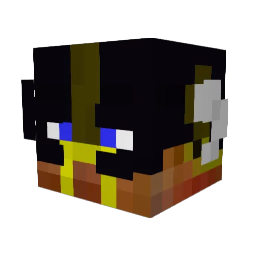 Skuppy2001 Minecraft avatar head, 3D render
