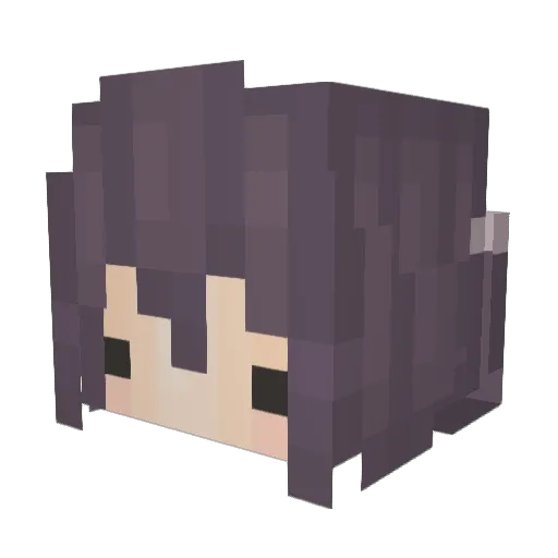Skurda Minecraft avatar head, 3D render