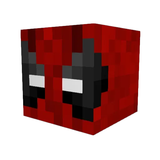 Skwatman Minecraft avatar head, 3D render