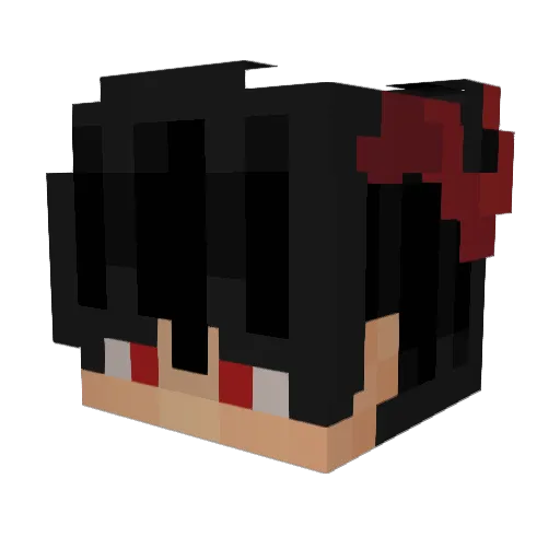 Skwieras Minecraft avatar head, 3D render