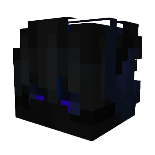 Skxpe Minecraft avatar head, 3D render