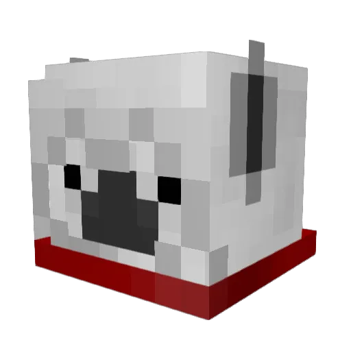 Sky140 Minecraft avatar head, 3D render