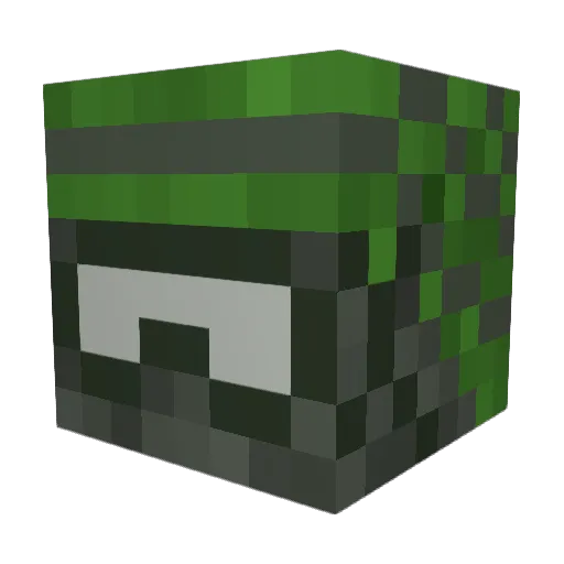 Sky417 Minecraft avatar head, 3D render