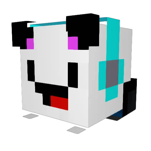 Sky45459 Minecraft avatar head, 3D render