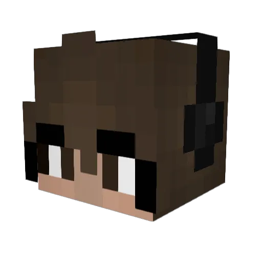 SkyAlvarezz Minecraft avatar head, 3D render