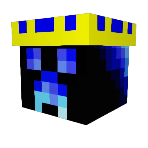 SkyArmy4321 Minecraft avatar head, 3D render