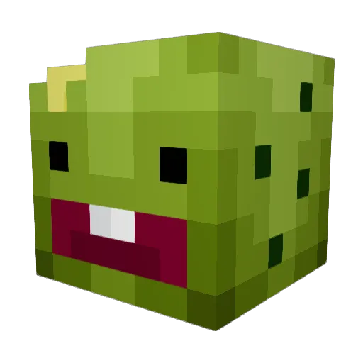 SkyBebok Minecraft avatar head, 3D render