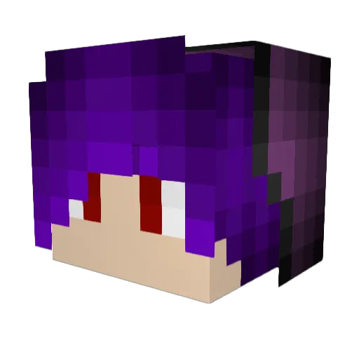 SkyBlockCH Minecraft avatar head, 3D render