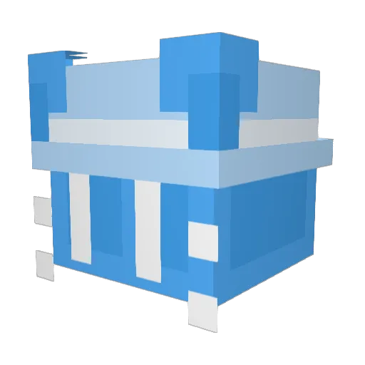 SkyBlu717 Minecraft avatar head, 3D render