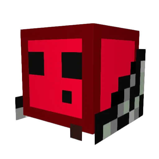 SkyBow Minecraft avatar head, 3D render