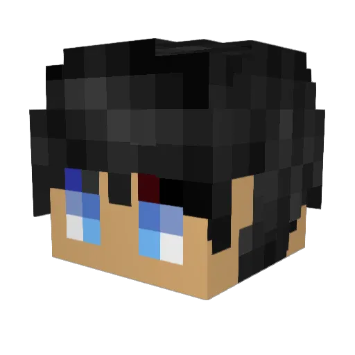 SkyCarter4 Minecraft avatar head, 3D render