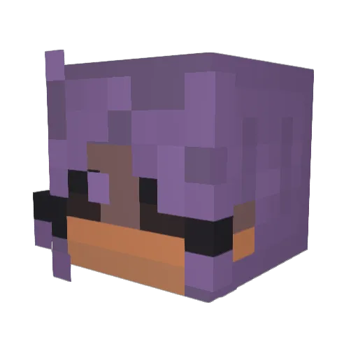 SkyCoffeh Minecraft avatar head, 3D render