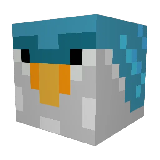 SkyDancer88 Minecraft avatar head, 3D render