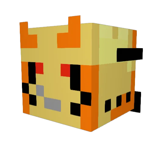 SkyDoesNothing Minecraft avatar head, 3D render