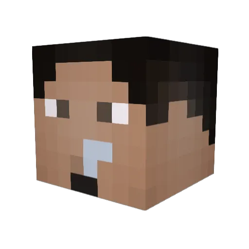 SkyDoes_PvP Minecraft avatar head, 3D render