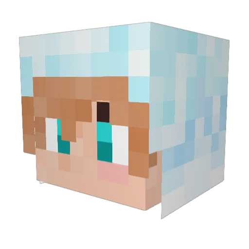 SkyDog7787 Minecraft avatar head, 3D render