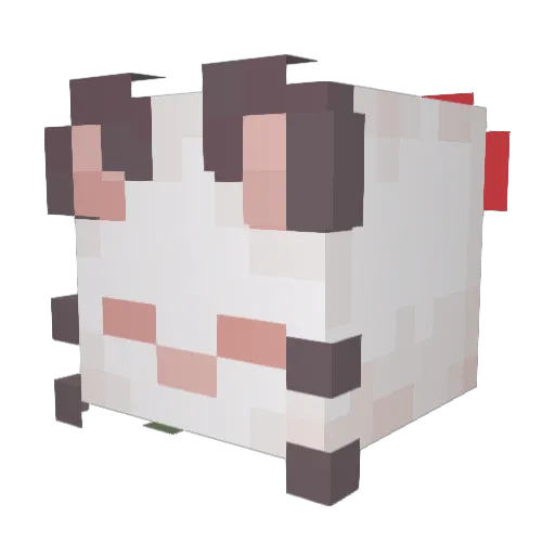 SkyDroplet Minecraft avatar head, 3D render