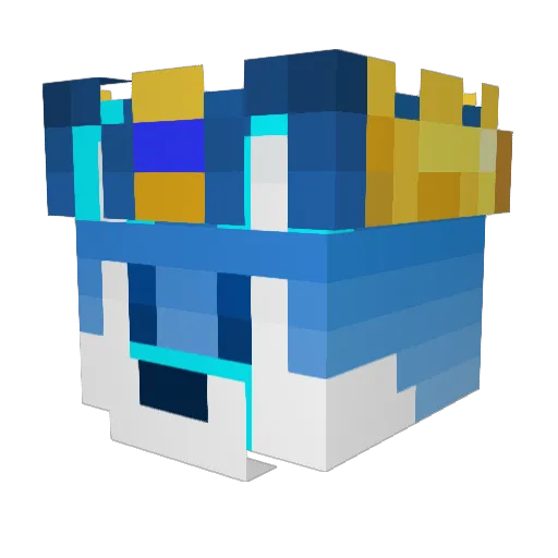 SkyFLyHD Minecraft avatar head, 3D render