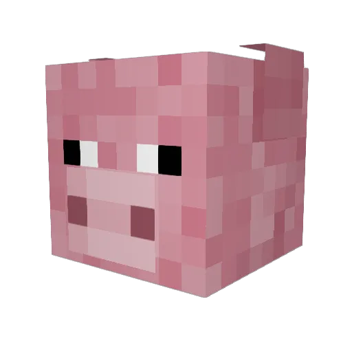 SkyGopnik Minecraft avatar head, 3D render