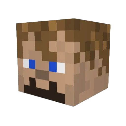 SkyHawk21 Minecraft avatar head, 3D render
