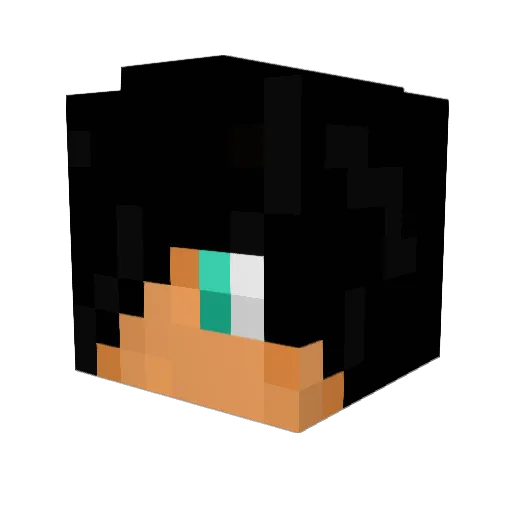 SkyHighGuy_ Minecraft avatar head, 3D render