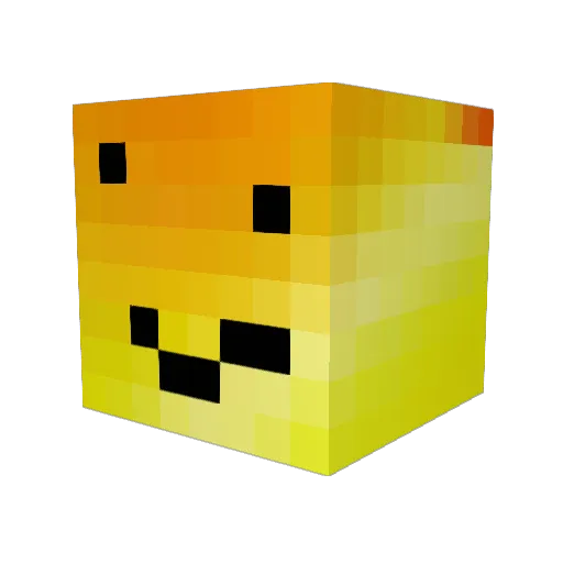 SkyLandYT2 Minecraft avatar head, 3D render